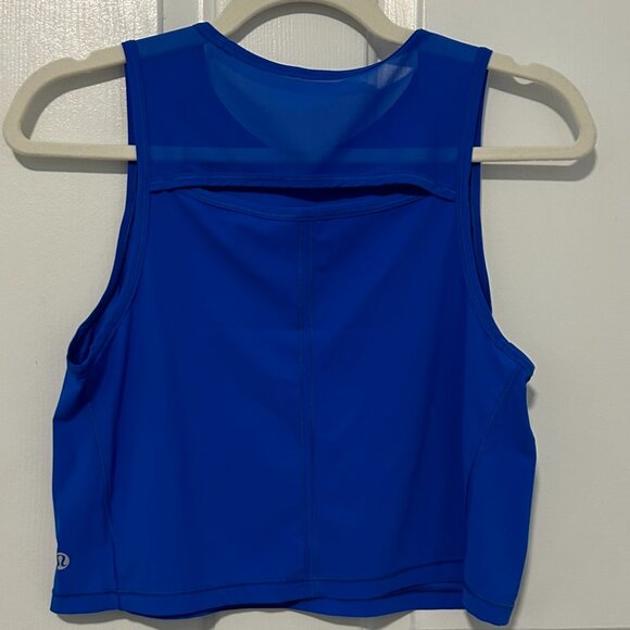 Sculpt Crop Tank Top Blazer Blue Tone (First Release) - Picture 5 of 6